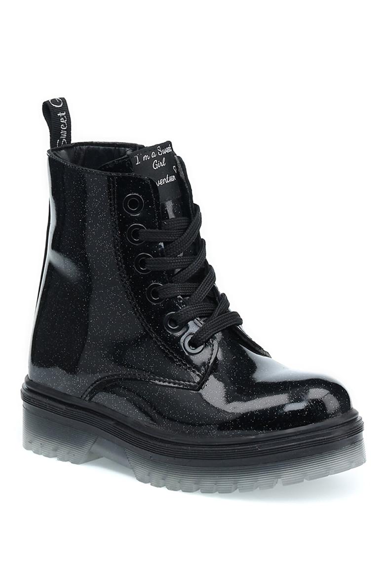  FILLE  NOIR  BOTTES CLASSIQUES  ALESSIA 1PR