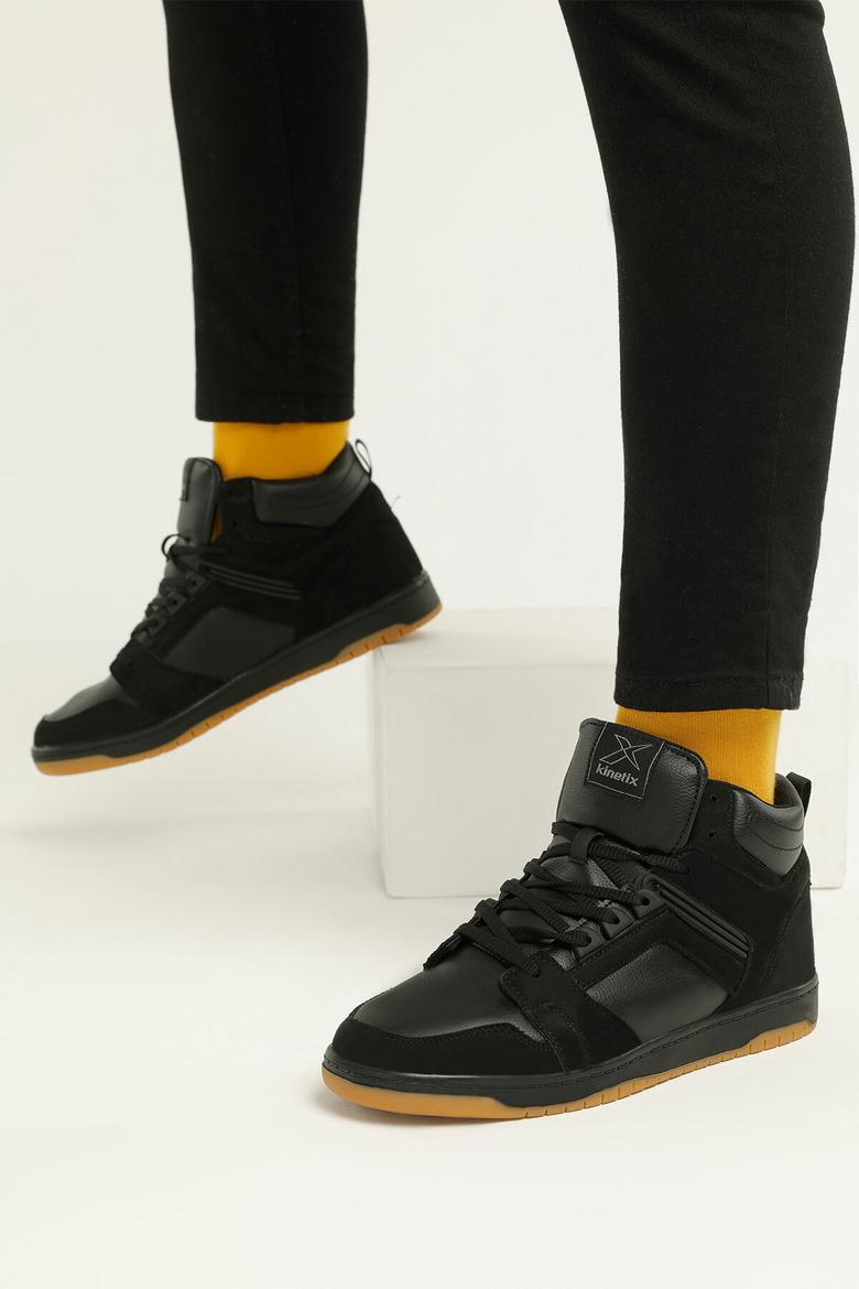  HOMME  NOIR  SNEAKER HI  AMES HI PU 2PR