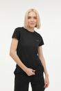  FEMME  NOIR  T-SHIRT MANCHE COURTE  W-SN230 BASIC PES C NECK