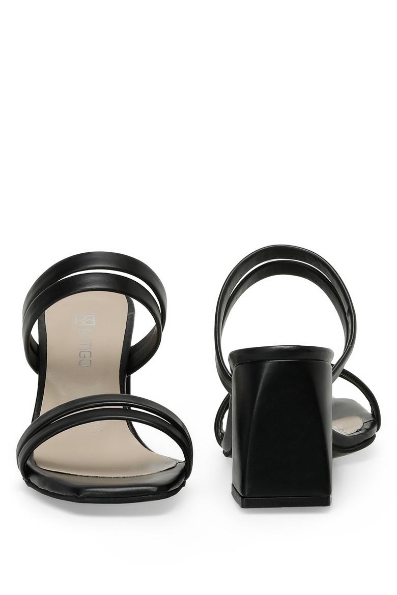  FEMME  NOIR  CHAUSSON A TALON MOYEN  21S-465 3FX