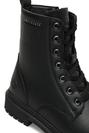  FEMME  NOIR  BOTTES MILITAIRES  PALMY 3PR