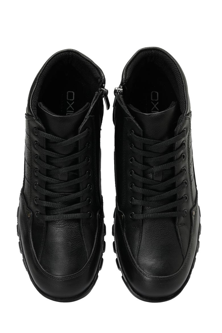  HOMME  NOIR  BOTTINES BASIC DE JOUR  703-B 3PR