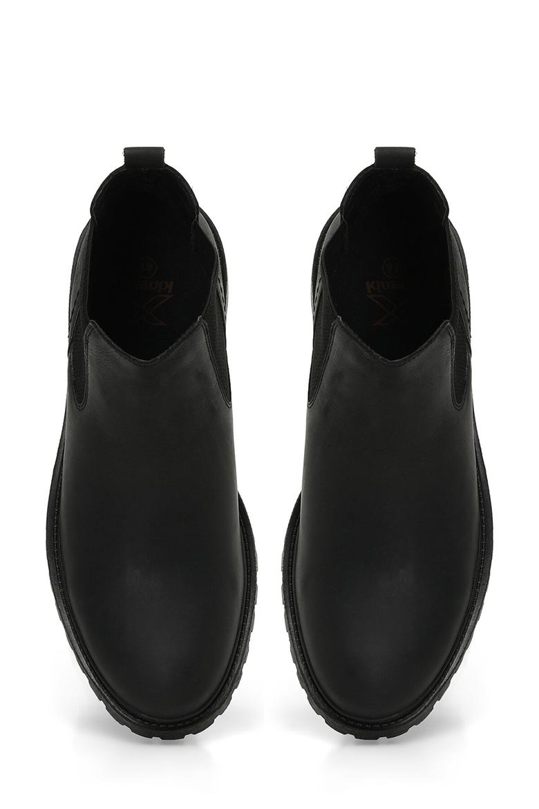 HOMME  NOIR  BOTTINES BASIC DE JOUR  KANYES 3PR